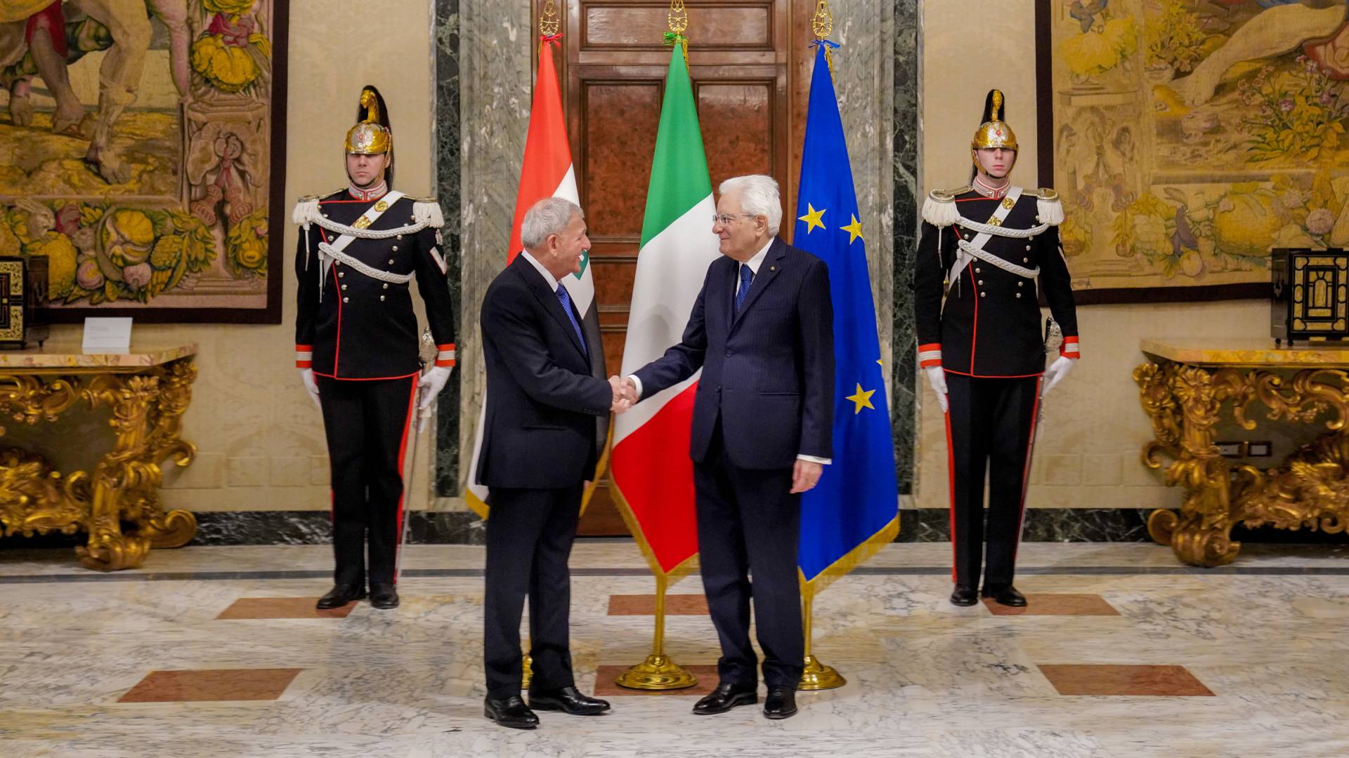 Presidents of Iraq and Italy meet in Rome